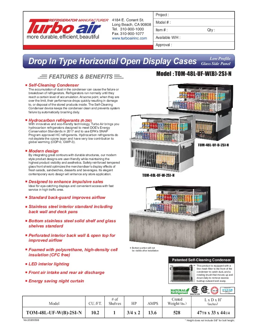 turbo-air-tom-48l-uf-w-b-2si-n-open-display-case-115v-black-specsheet-260726jda2ll.pdf