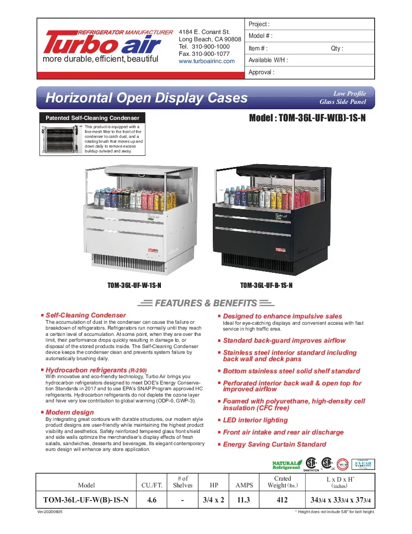 turbo-air-tom-36l-uf-w-b-1s-n-open-display-case-115v-black-specsheet-2607265ui4lf.pdf