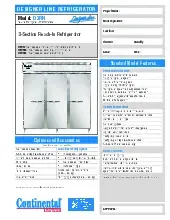 continental-refrigerator-d3rn-refrigerator-reach-in-specsheet-250815cfq62d.pdf
