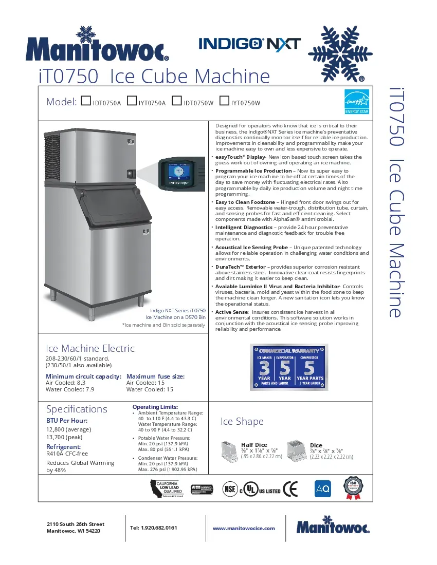 manitowoc-idp0600w-261-ice-maker-cube-style-specsheet-2602227cos2f.pdf