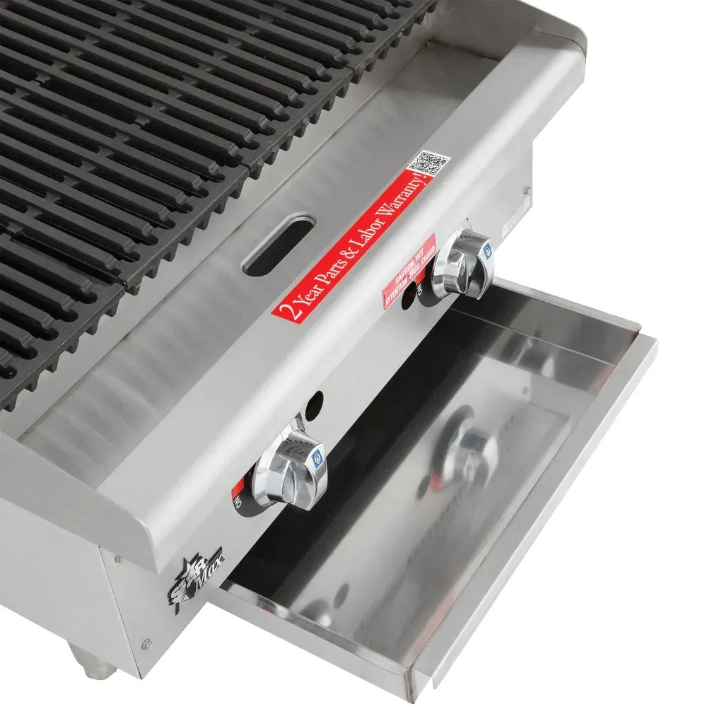 Star 6124RCBF, Charbroiler, Gas, Countertop, Medium-Duty, 24.0 Inch