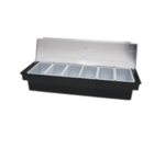 Adcraft - Admiral Craft Equipment, DCD-6BK, Bar Condiment Holder