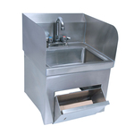 BK Resources , BKHS-D-1410-SKTS-P-G, Sink, Hand