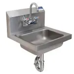 BK Resources BKHS-W-1410-PT-G, Sink, Hand