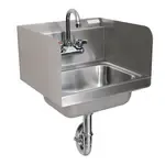 BK Resources BKHS-W-1410-SS-PT-G, Sink, Hand