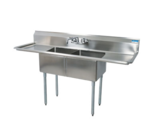 BK Resources , BKS-2-1620-12-18T, Sink, (2) Two Compartment