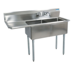 BK Resources , BKS-2-18-12-18L, Sink, (2) Two Compartment