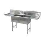 BK Resources , BKS-2-18-12-18T, Sink, (2) Two Compartment