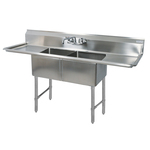 BK Resources , BKS-2-18-12-18TS, Sink, (2) Two Compartment