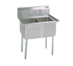 BK Resources , BKS-2-24-14S, Sink, (2) Two Compartment