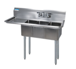 BK Resources , BKS-3-1014-10-15L, Sink, (3) Three Compartment