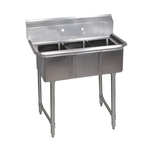 BK Resources , BKS-3-1014-10S, Sink, (3) Three Compartment