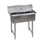 BK Resources BKS-3-1014-10S, Sink, (3) Three Compartment