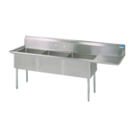 BK Resources , BKS-3-1620-12-18R, Sink, (3) Three Compartment
