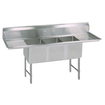 BK Resources , BKS-3-1620-12-18TS, Sink, (3) Three Compartment