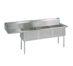 BK Resources , BKS-3-18-12-18LS, Sink, (3) Three Compartment