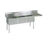 BK Resources , BKS-3-24-14-24R, Sink, (3) Three Compartment