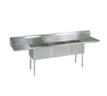 BK Resources , BKS-3-24-14-24TS, Sink, (3) Three Compartment