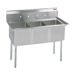 BK Resources , BKS-3-24-14S, Sink, (3) Three Compartment