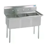 BK Resources BKS-3-24-14S, Sink, (3) Three Compartment