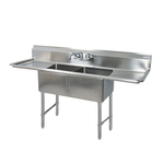 BK Resources , BKS6-2-18-14-18TS, Sink, (2) Two Compartment