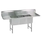 BK Resources BKS6-3-1620-14-24TS, Sink, (3) Three Compartment