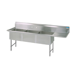 BK Resources , BKS6-3-18-14-18RS, Sink, (3) Three Compartment