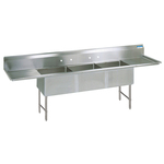 BK Resources , BKS6-3-24-14-24TS, Sink, (3) Three Compartment