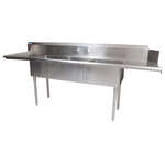 BK Resources , BKSDT-3-20-12-20LSPG, Dishtable, with Potsinks
