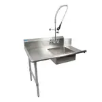 BK Resources BKSDT-72-L-P-G, Dishtable, Soiled