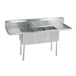 BK Resources , ES-3-24-14-24T, Sink, (3) Three Compartment