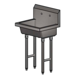 BK Resources , MSHS-24F2, Sink, Hand