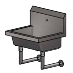 BK Resources , MSHS-24W1, Sink, Hand