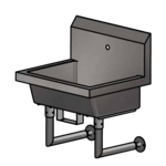 BK Resources , MSHS-24W1B, Sink, Hand