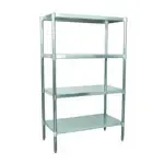 BK Resources , VSU6-4324, Shelving Unit, Solid Flat