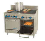 Comstock-Castle , F3218-2RB, Range, 48" Restaurant, Gas