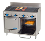 Comstock-Castle , F3218-4RB, Range, 48" Restaurant, Gas