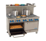 Comstock-Castle , F3226, Range, 60", 10 Open Burners
