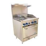 Comstock-Castle , F326-18, Range, 30" Restaurant, Gas
