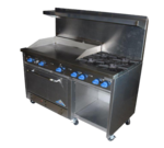 Comstock-Castle , F33032-24, Range, 60" Restaurant, Gas