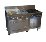 Comstock-Castle , F33032-3RB, Range, 60" Restaurant, Gas
