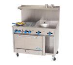 Comstock-Castle , F3430-12, Range, 48", 6 Open Burners, 12" Griddle