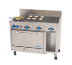 Comstock-Castle , F3430-4RB, Range, 48" Restaurant, Gas