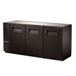 True Manufacturing , TBB24-72-3S-Z1-BST-B-1, Back Bar Cabinet, Refrigerated