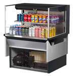 Turbo Air , TOM-36L-UF-W(B)-2SI-N, Open Display Case