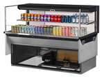 Turbo Air , TOM-60L-UF-W(B)-2SI-N, Open Display Case